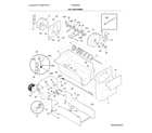 Frigidaire FFSS2622NS3 ice container diagram