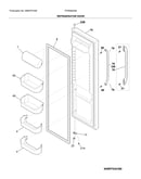 Refrigerator door