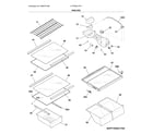 Frigidaire LFTR2021TF4 shelves diagram