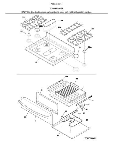 Top/drawer