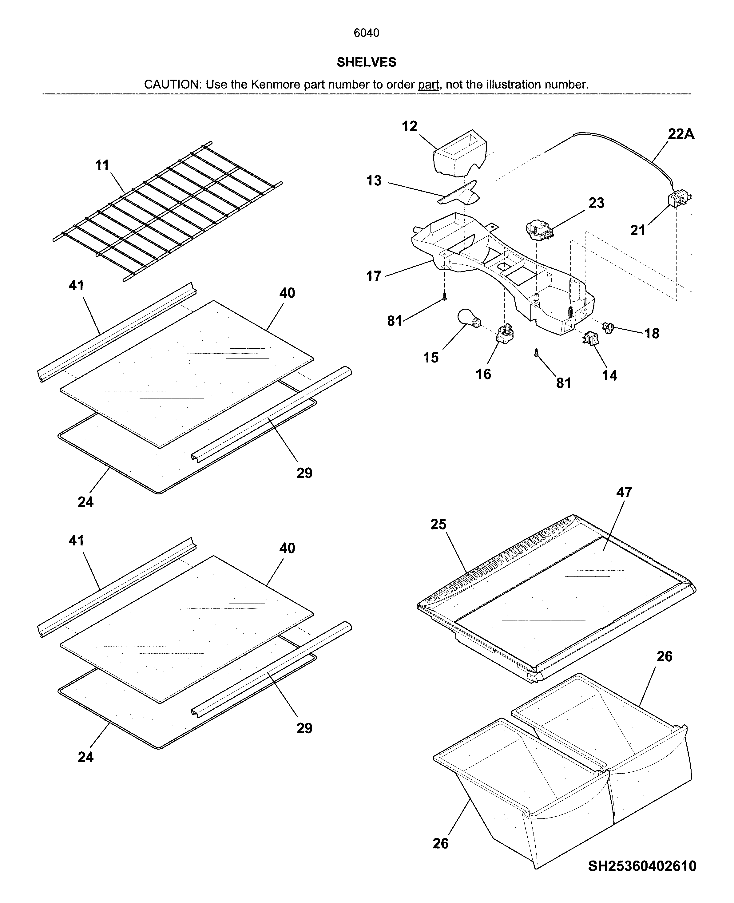 Shelves