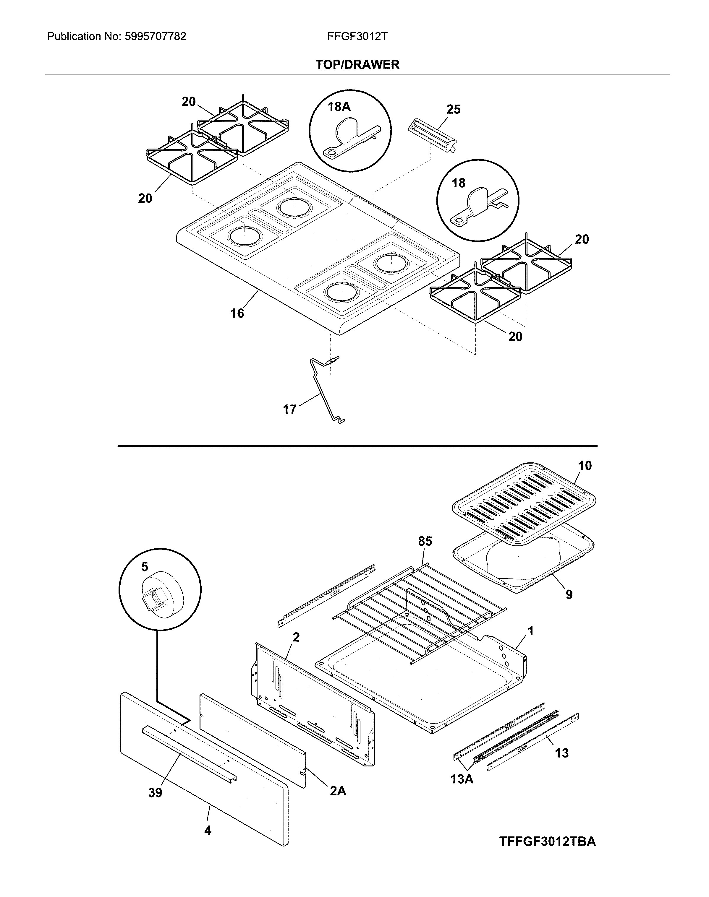 Top/drawer