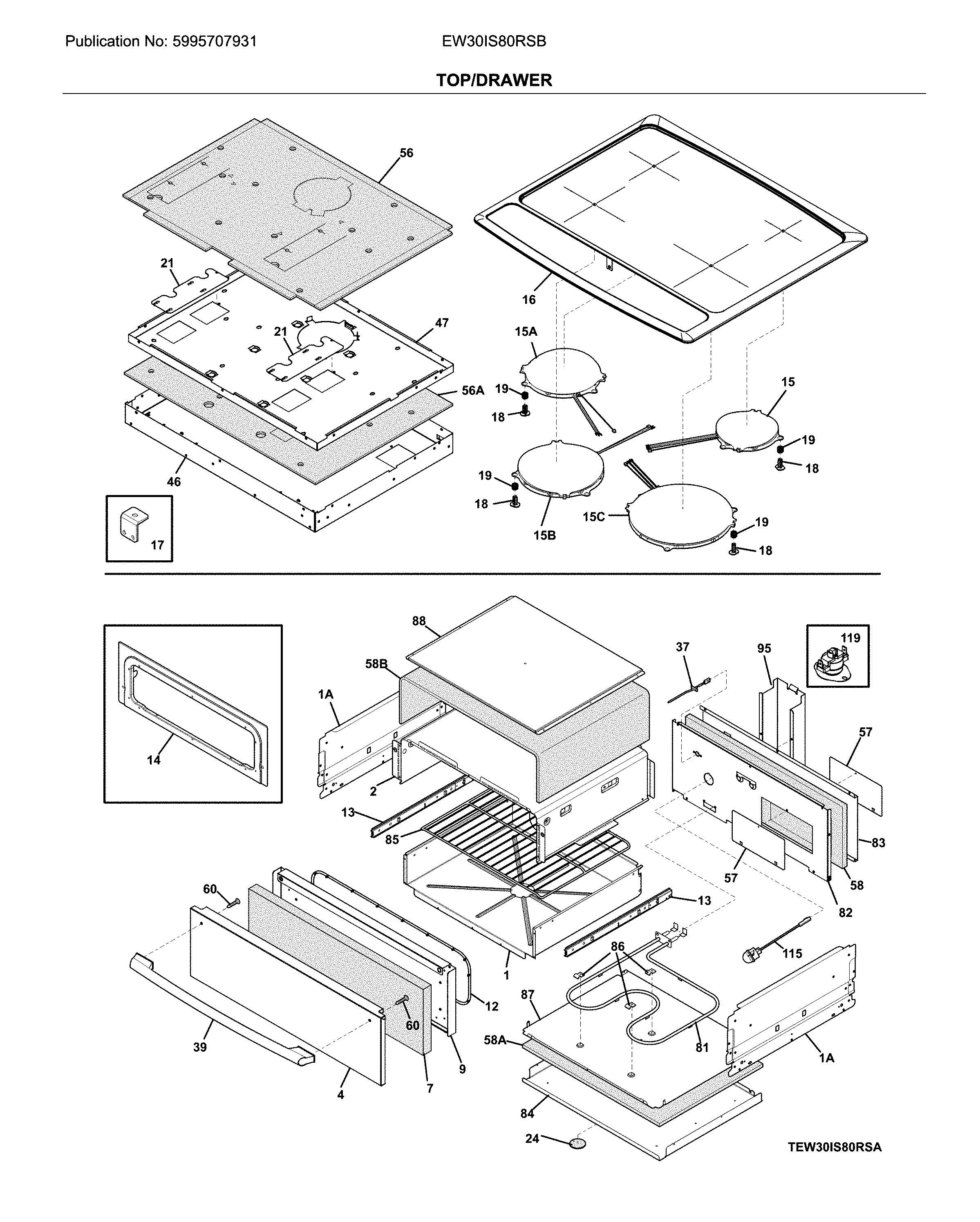 Top/drawer