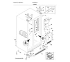 Frigidaire LGHX2636TF5 cabinet diagram