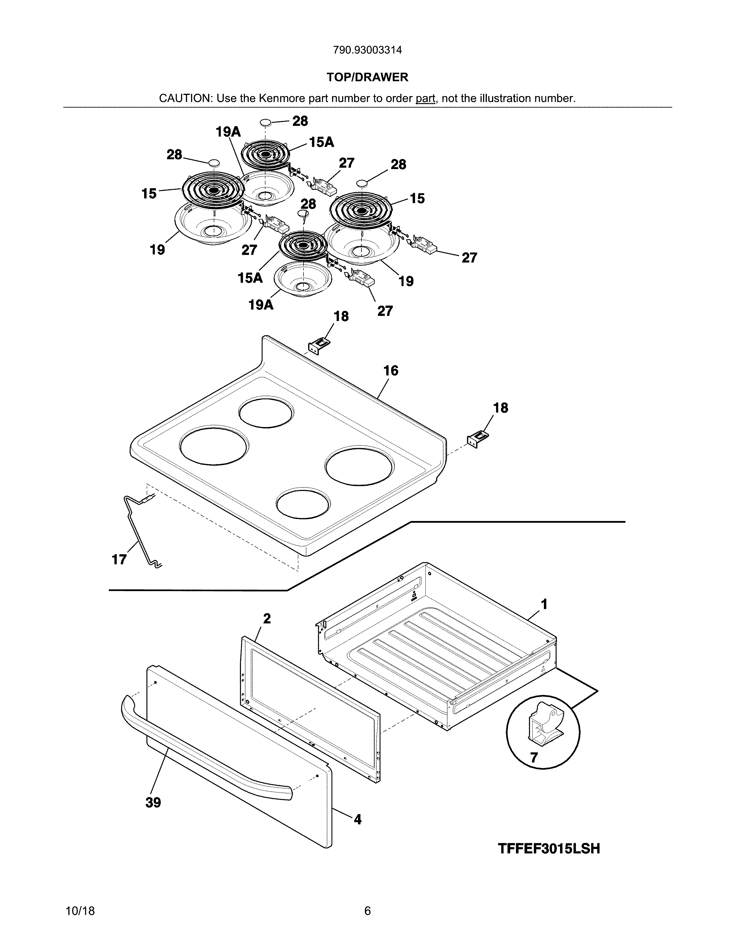 Top/drawer