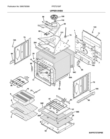 Upper oven