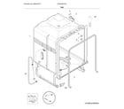 Frigidaire LFID2426TF2A tub diagram