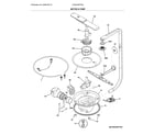 Frigidaire LFID2426TF2A motor & pump diagram