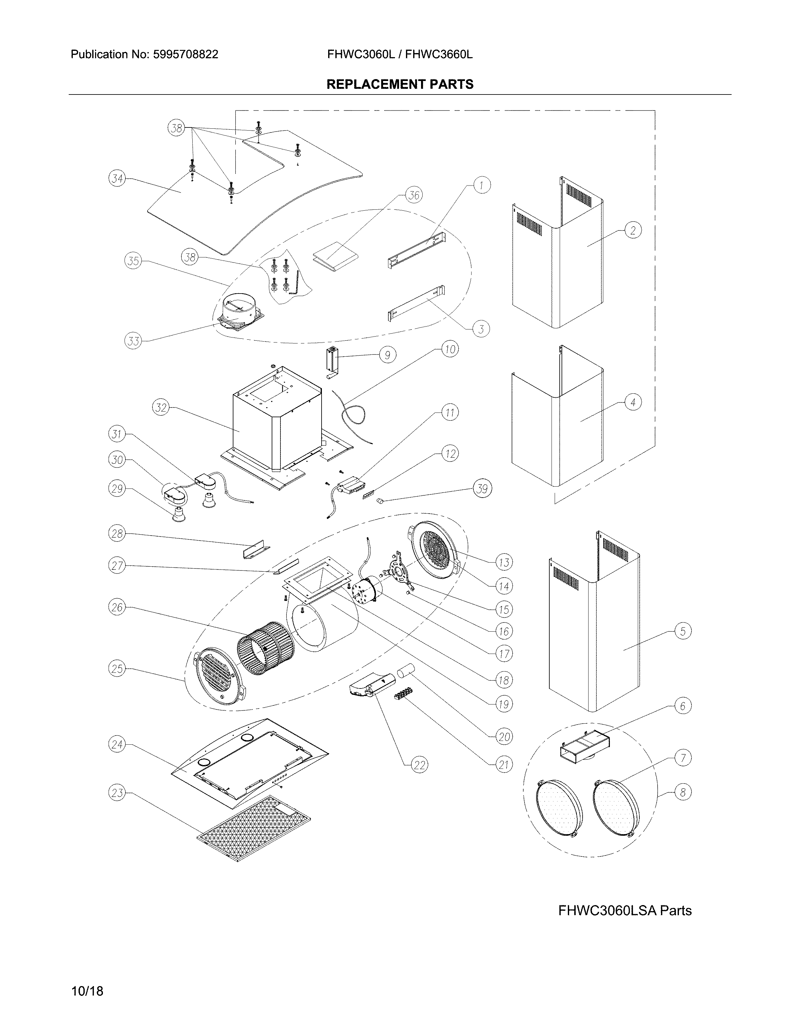 Replacement parts