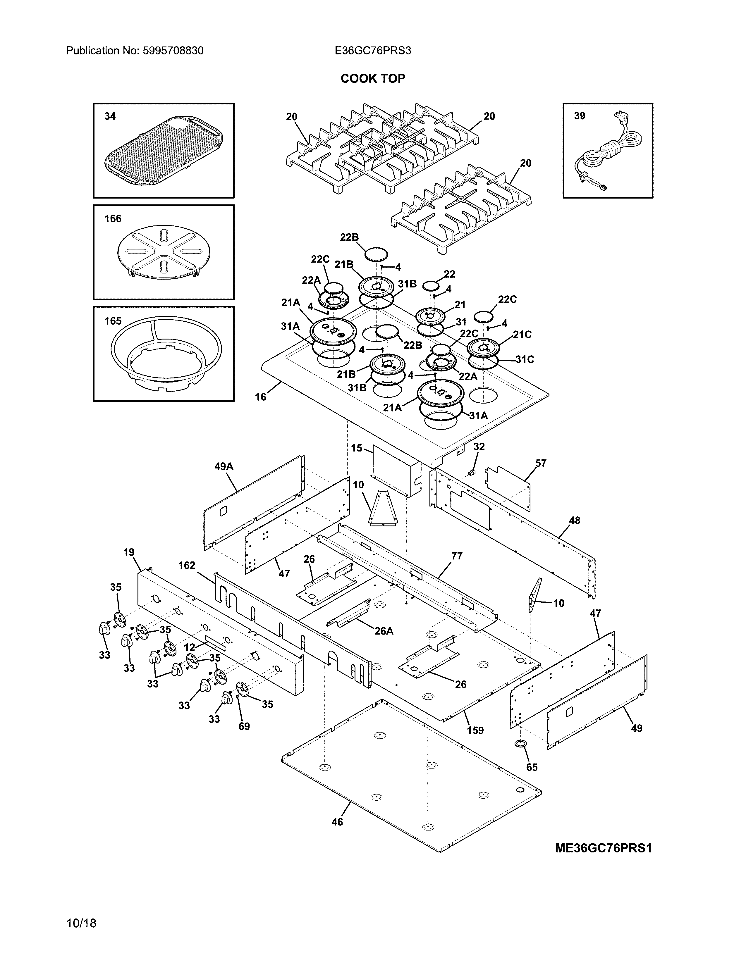 Cook top