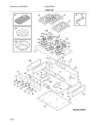 Cook top