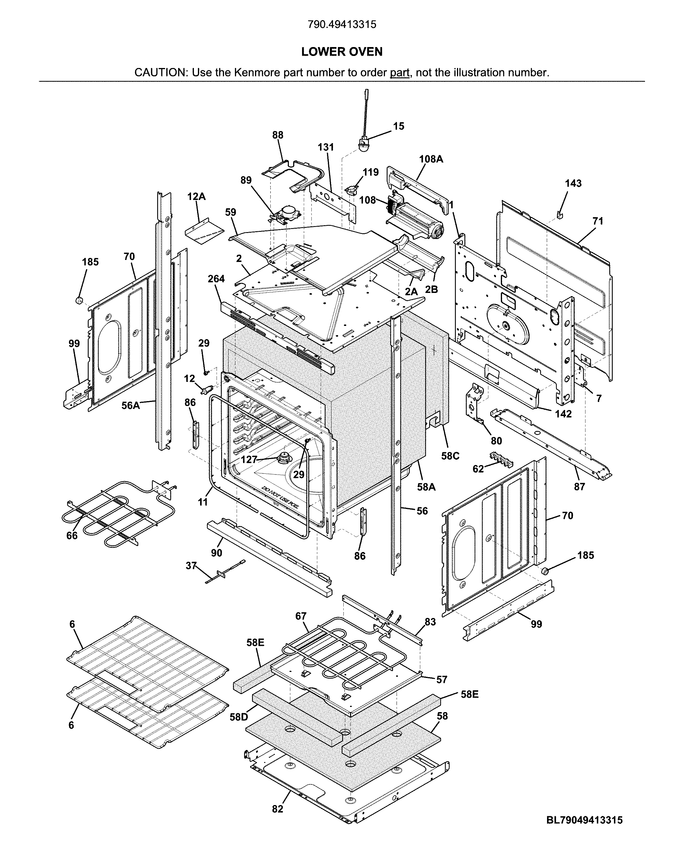Lower oven