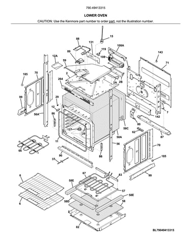 Lower oven
