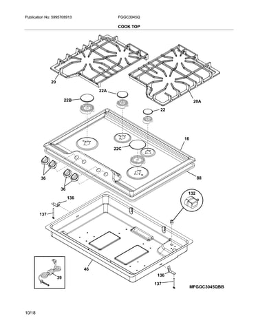 Cook top