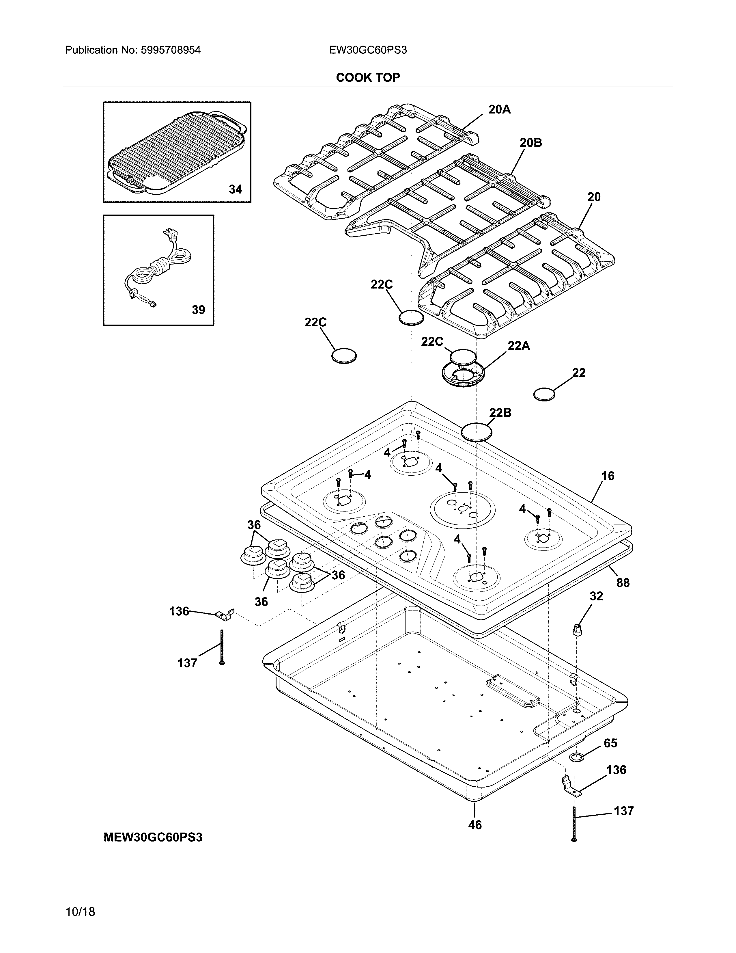 Cook top