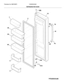 Refrigerator door