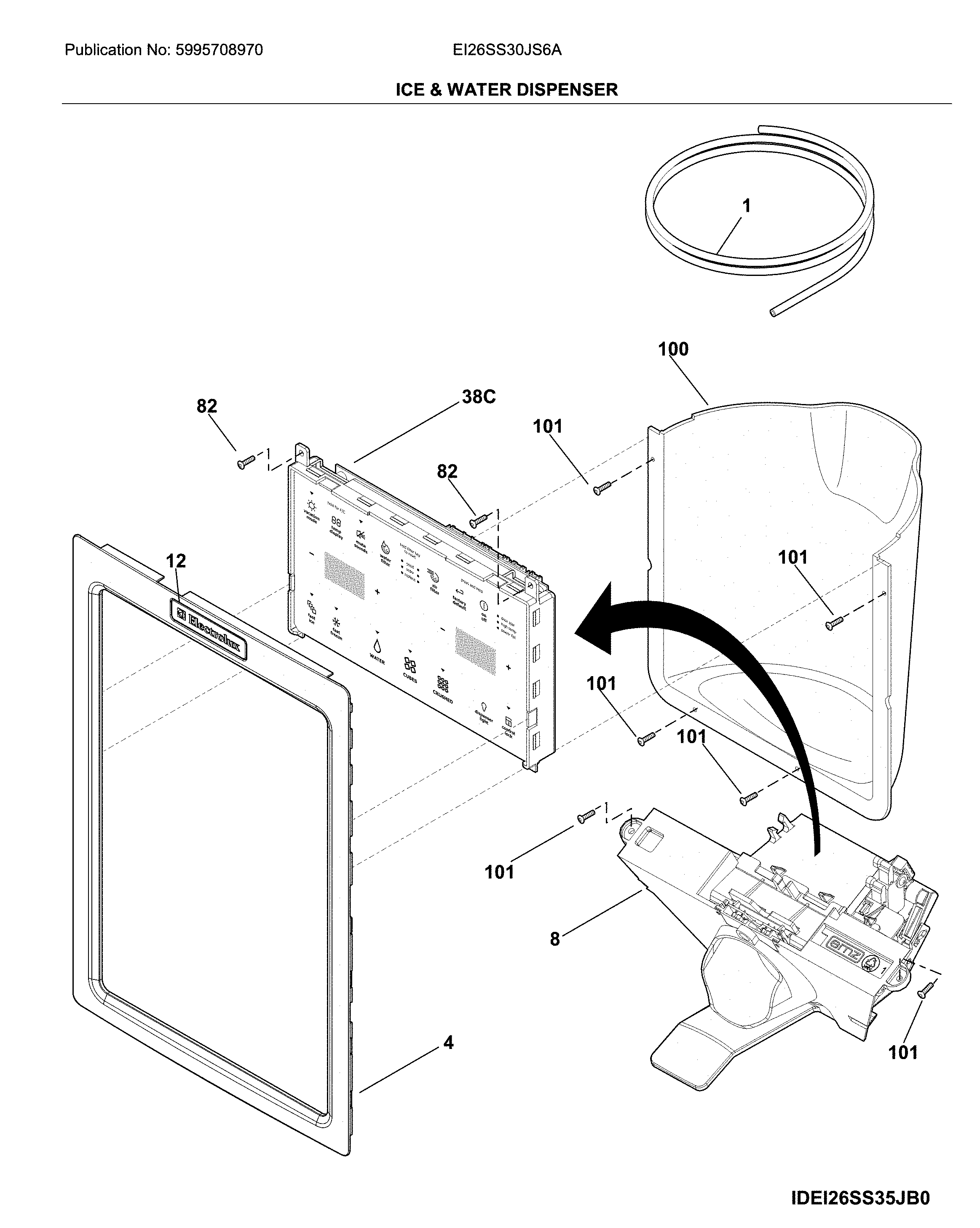 Ice & water dispenser