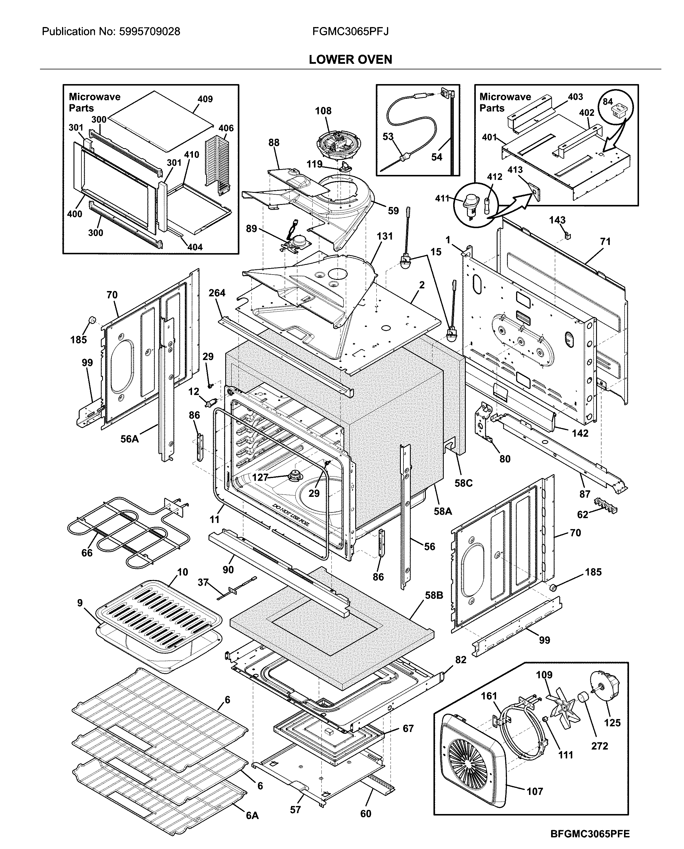 Lower oven