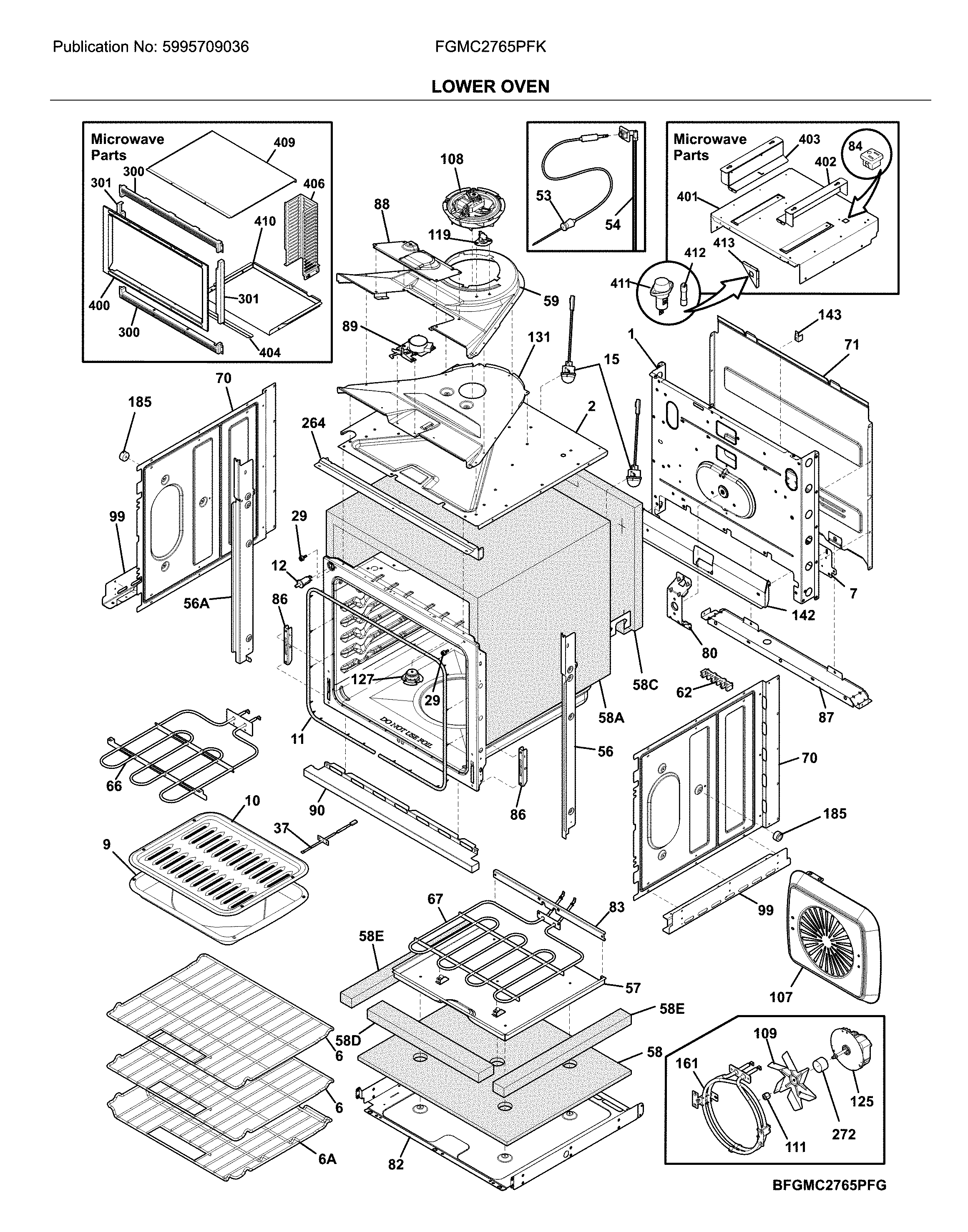 Lower oven