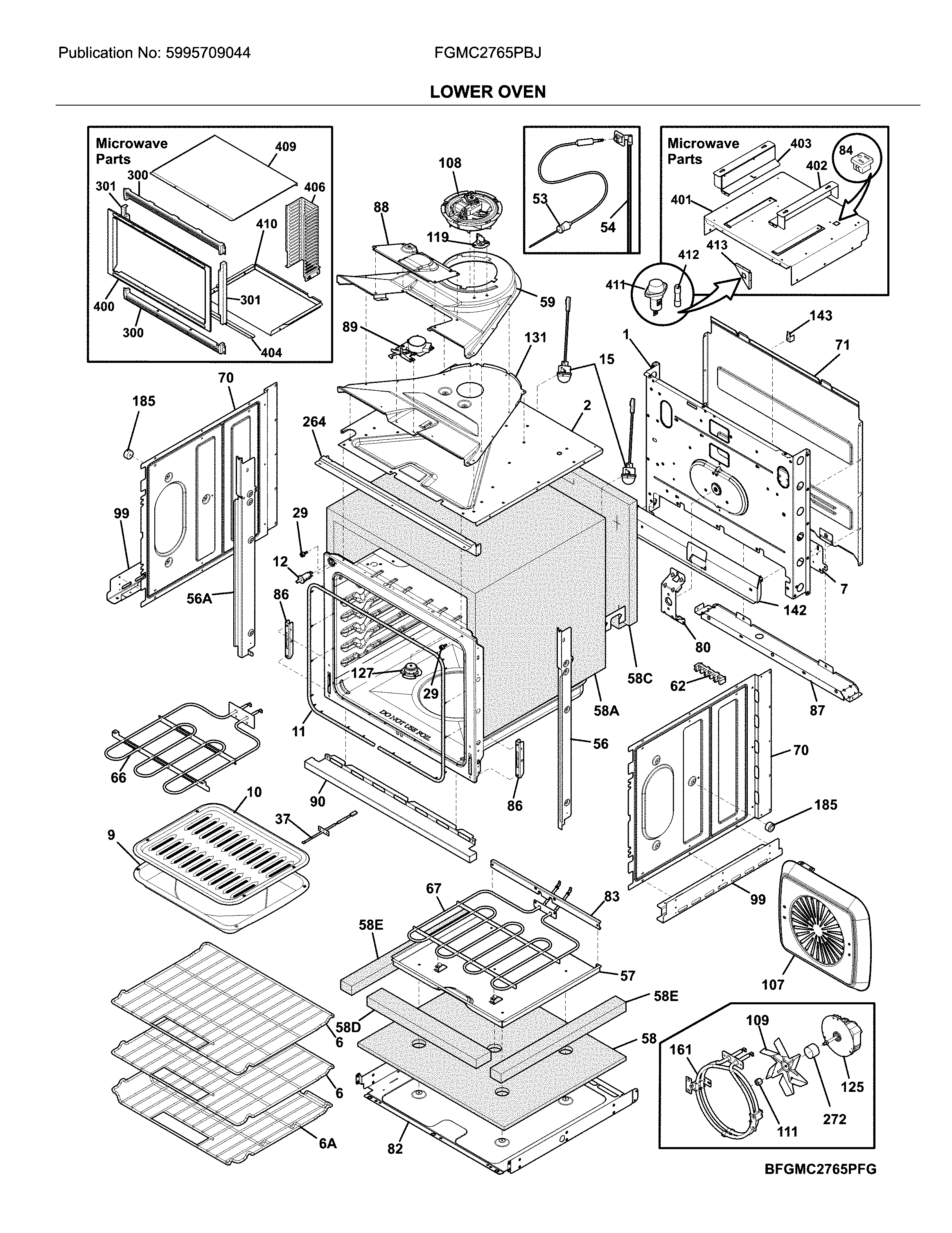 Lower oven