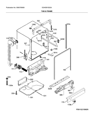 Tub & frame