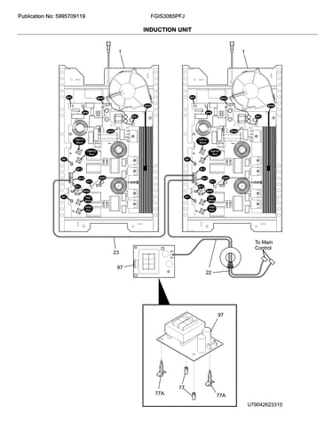 Induction unit