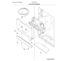 Frigidaire FFSC2323TS0 ice & water dispenser diagram