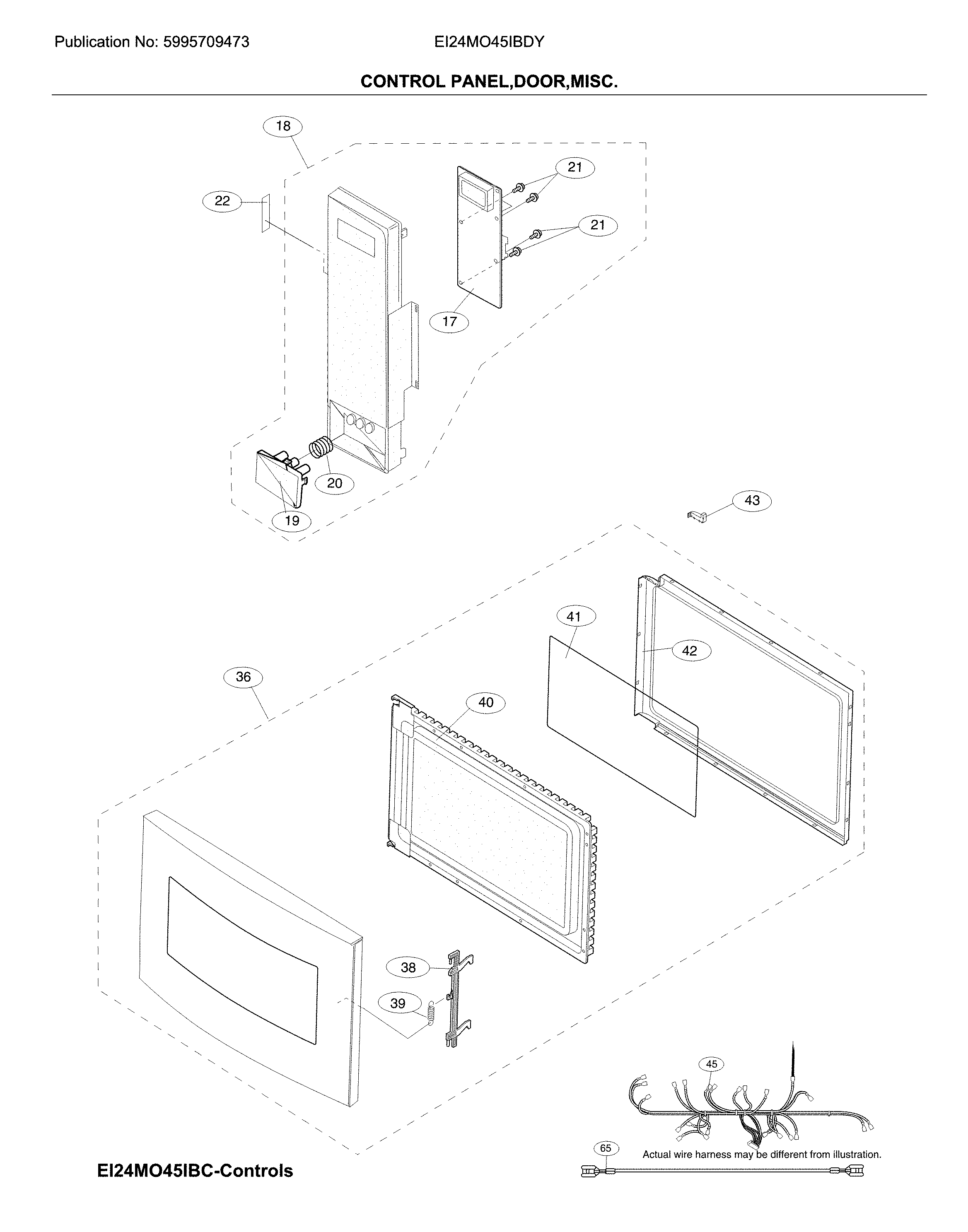 CONTROL PANEL,DOOR,MISC