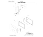 Electrolux EI24MO45IBDY control panel,door,misc diagram