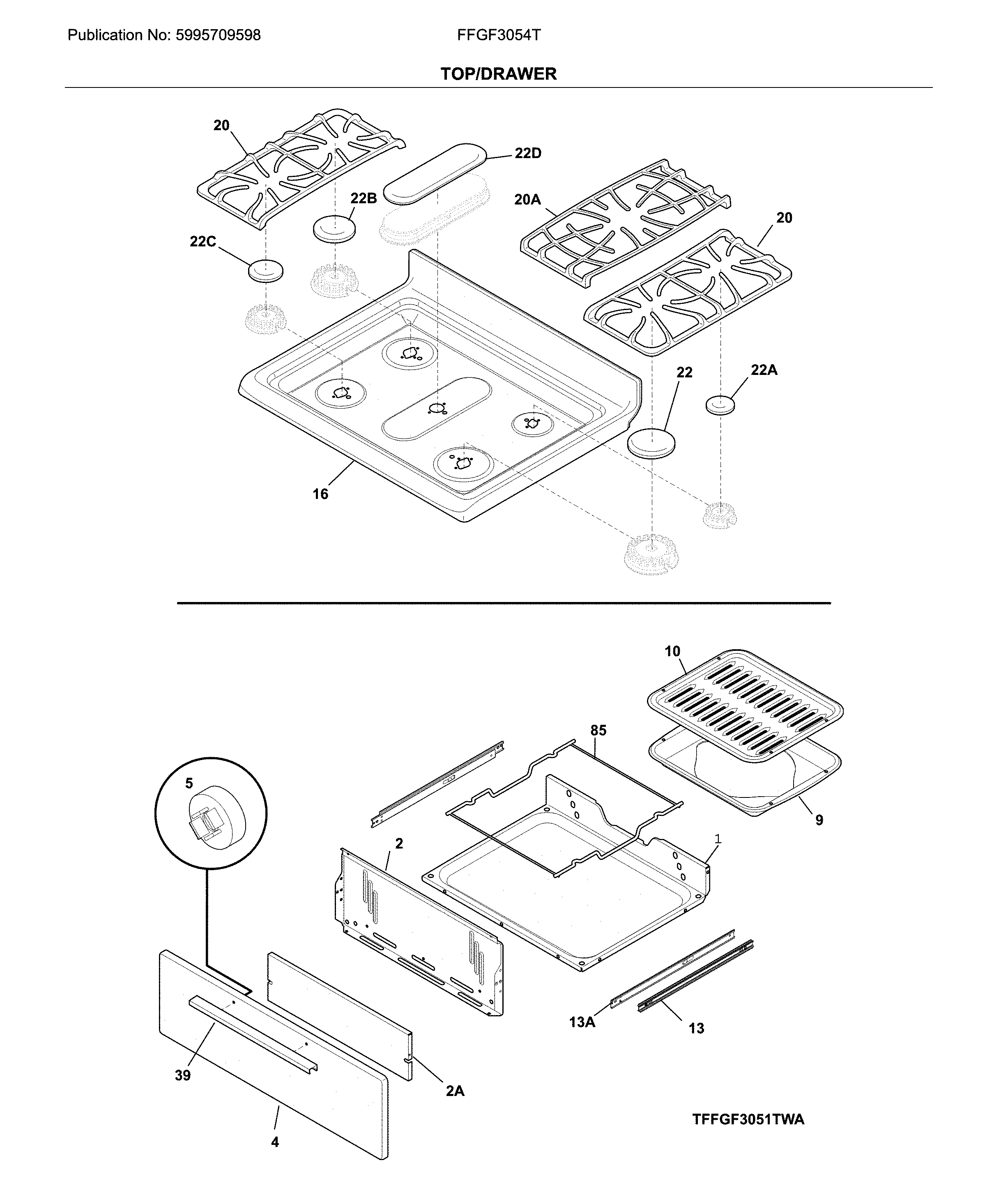 Top/drawer