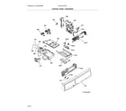 Electrolux EFLS210TIS01 control panel/dispenser diagram