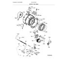 Electrolux EFLS210TIS01 motor/tub/drain diagram