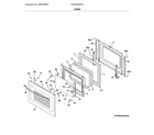 Frigidaire LFEW3026TFC door diagram