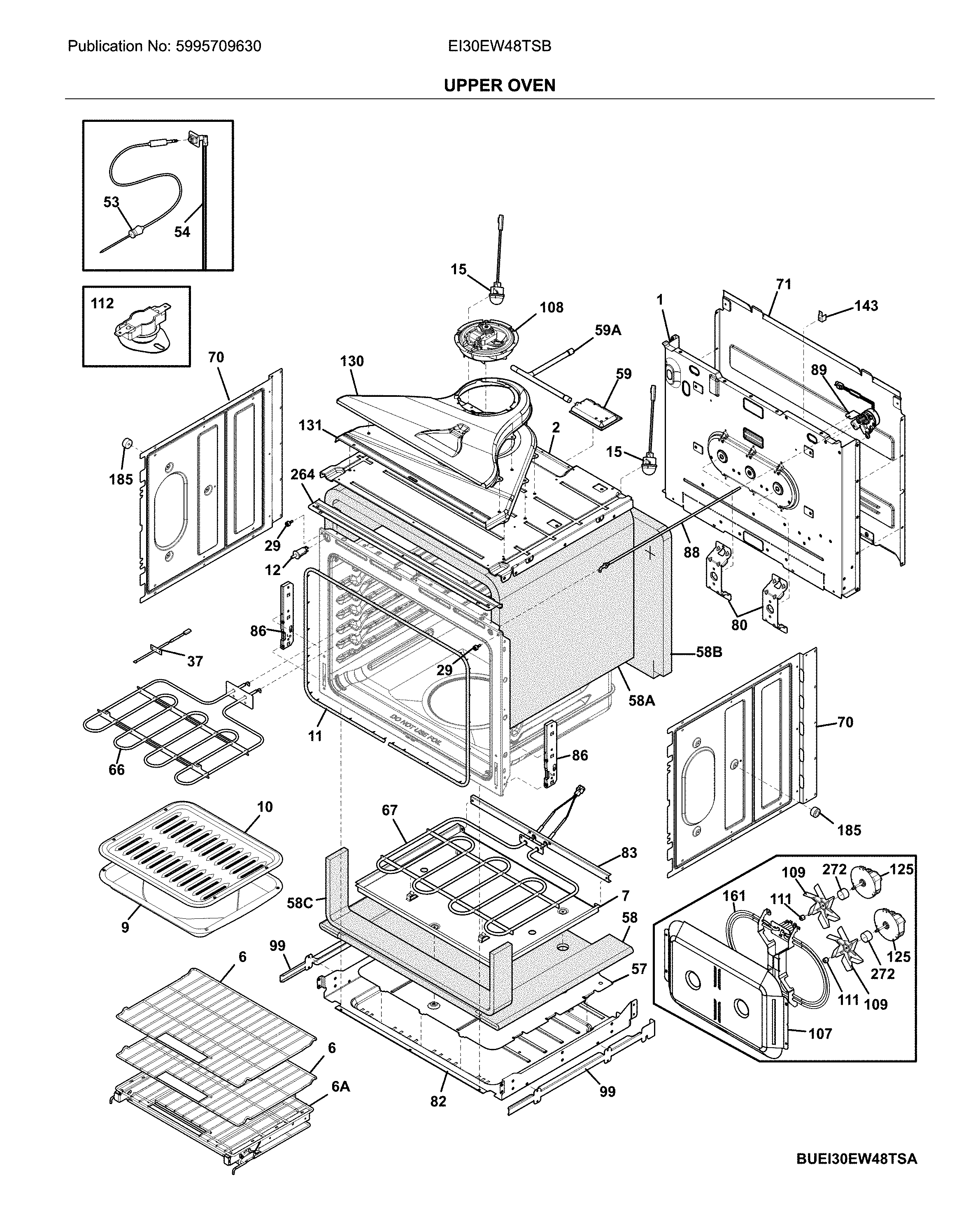 Upper oven