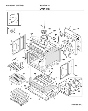 Upper oven