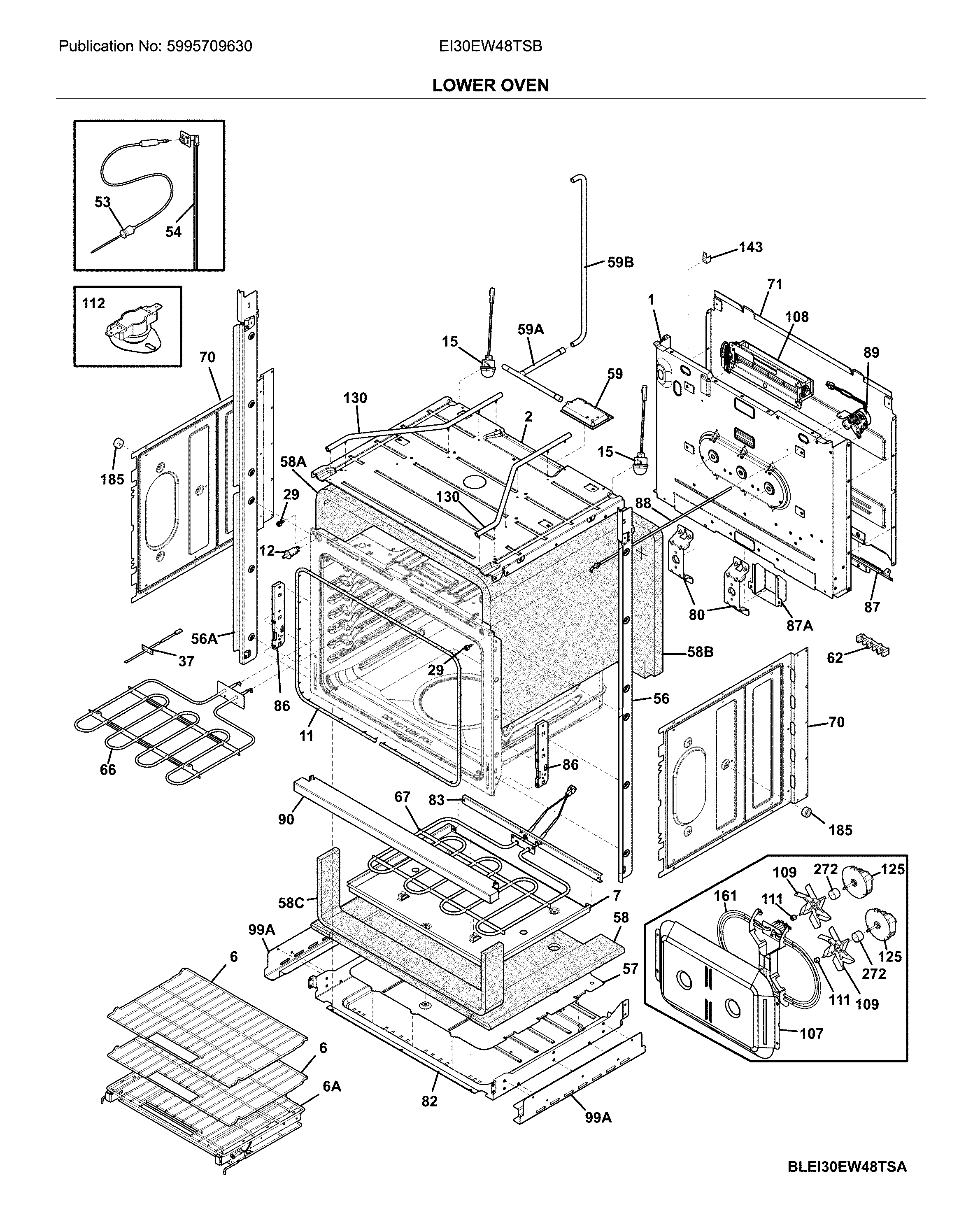 Lower oven