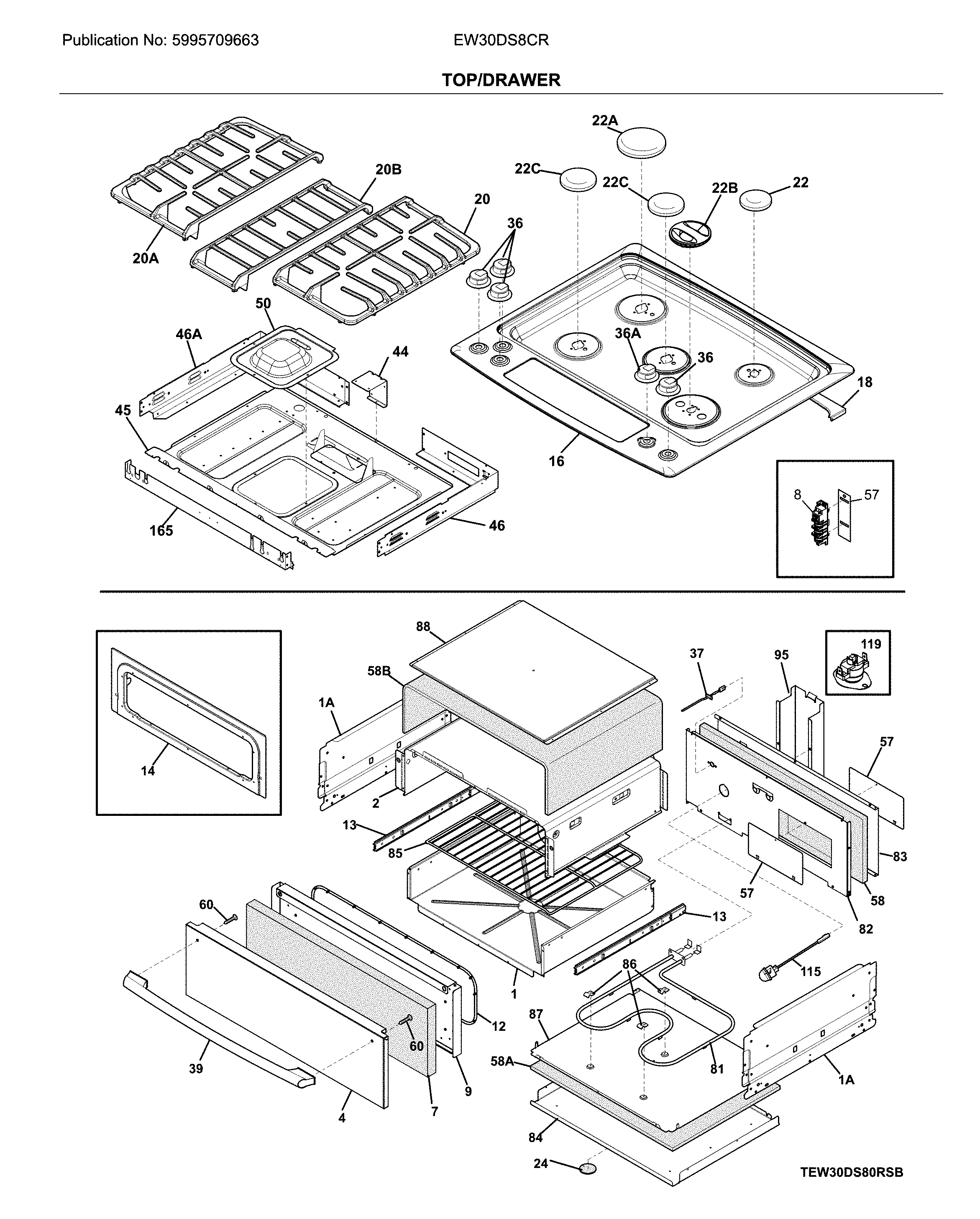 Top/drawer