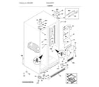 Frigidaire DGHX2355TF5 cabinet diagram