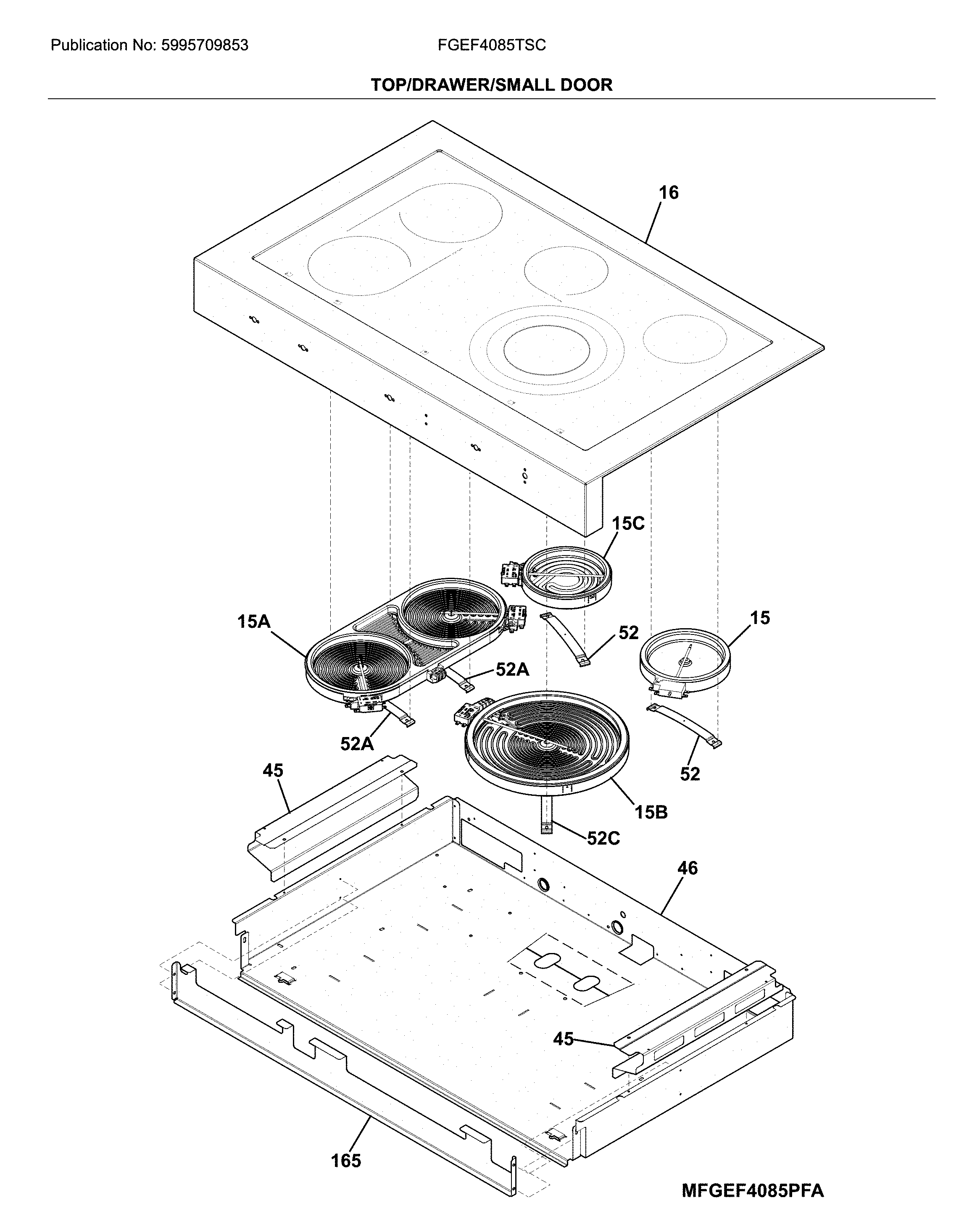 TOP/DRAWER/SMALL DOOR