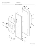 Refrigerator door
