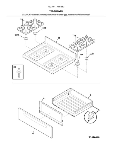 Top/drawer