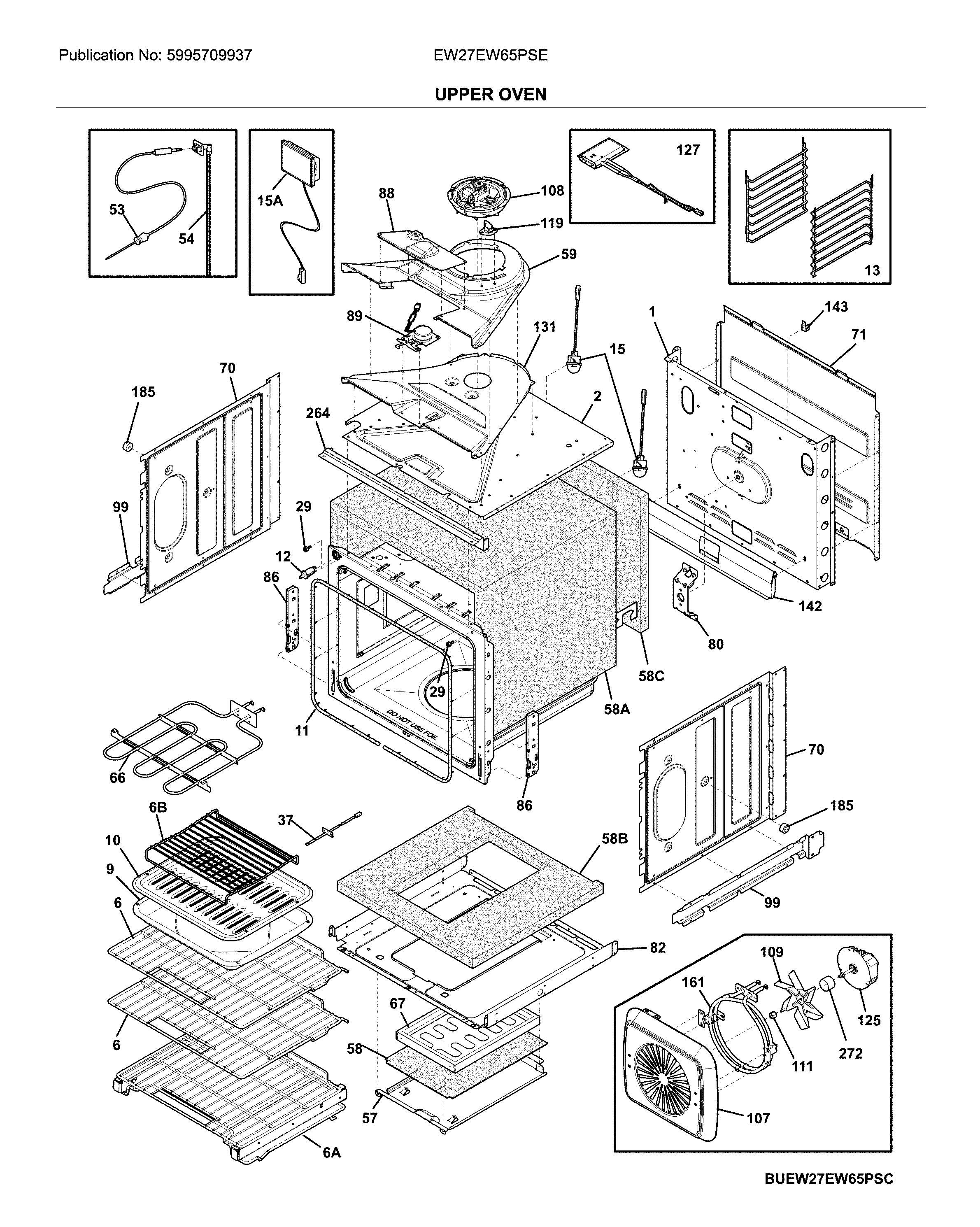 Upper oven