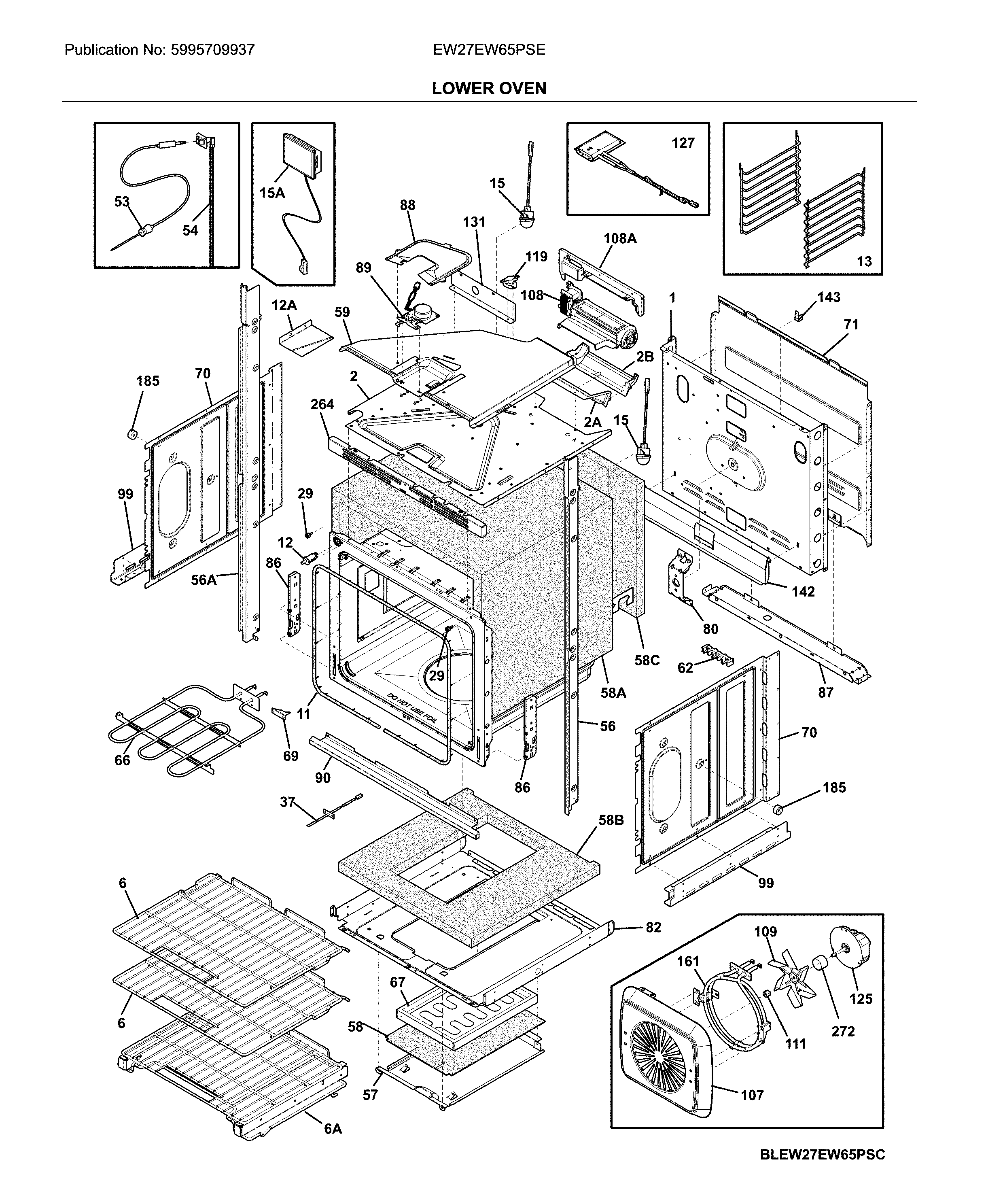 Lower oven