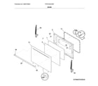 Frigidaire FFEF3003UWB door diagram