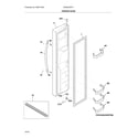 Frigidaire FGSS2335TF1 freezer door diagram