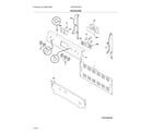 Frigidaire CFEF3052TWC backguard diagram