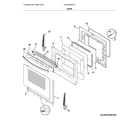 Frigidaire FGGF3036TDC door diagram