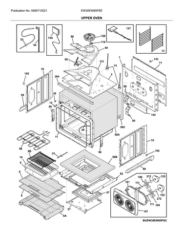 Upper oven