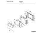 Frigidaire FGEW3046UFA door diagram