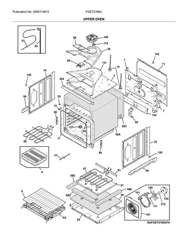 Upper oven